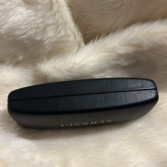 Versace Black Hard Shell Sunglasses Case and Box Warranty card & Versace cloth - Picture 5 of 13